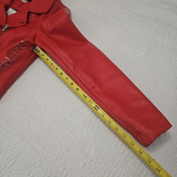 Riverdale Southside Serpents Madelaine Petsch Cheryl Blossom Women Red Jacket XL - Picture 12 of 12